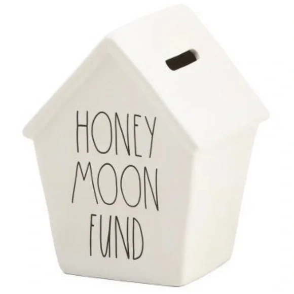 NWT Rae Dunn Honeymoon Fund Money Bank - Picture 7 of 7